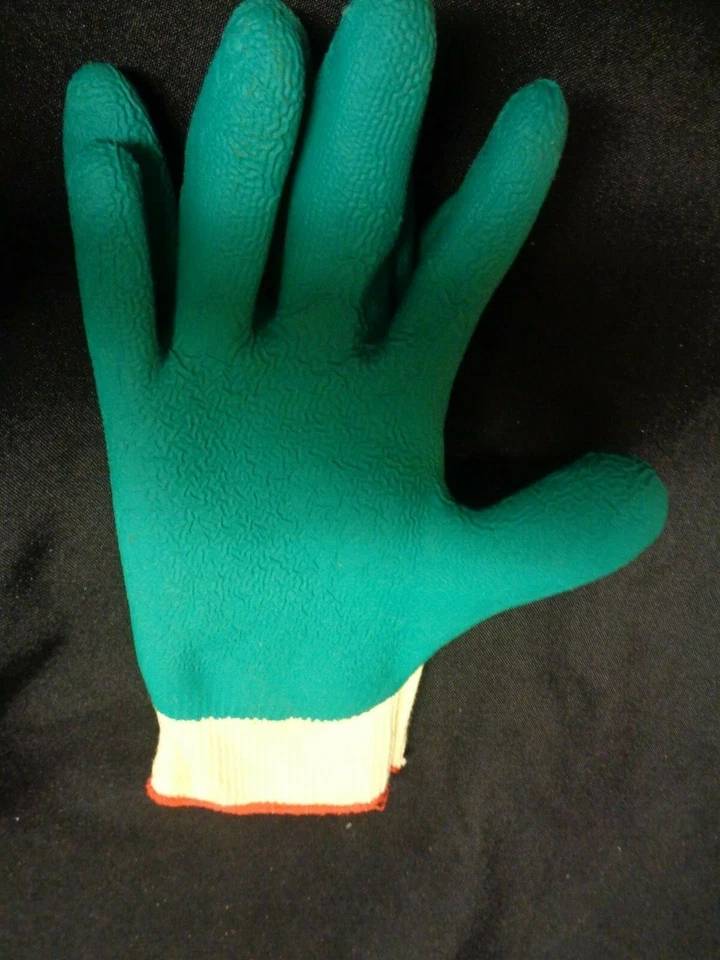 1 par de guantes de trabajo de jardinería de nailon verde con agarre Atlas Showa 310 nuevos Foto 3 de 4