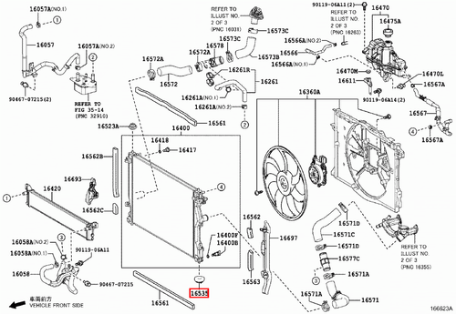Genuine Lexus LS VXFA55 GVF55 GVF50 GSF50 LS460 USF40 Lower Radiator Support - Picture 18 of 24