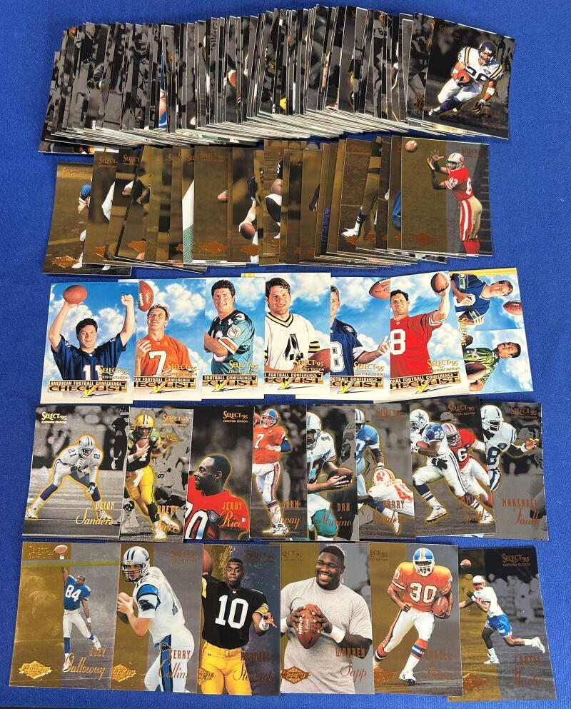 1995 Select Certified NFL Football Complete Set all Cards #1-135 w