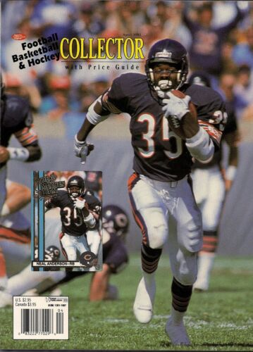 FOOTBALL~BASKETBALL & HOCKEY COLLECTOR WITH~PRICE GUIDE~APR~1991~FIND IT HERE!~~ - Imagen 3 de 6
