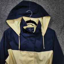 Nwt Mackintosh New England Women's Rain Coat Pale Yellow Snap Removable Hood