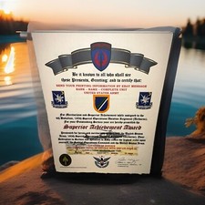 U.S. ARMY - 4TH BN / 160TH S.O.A.R. (AIRBORNE) / SUPERIOR ACHIEVEMENT AWARD