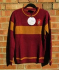 Harry Potter Gryffindor Quidditch Jumper Sweater Medium 42" Chest New With Tags