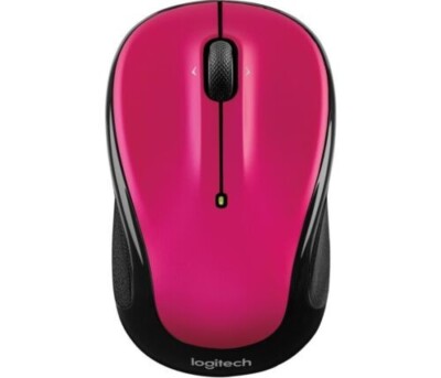 Logitech M325 Wireless Optical Mouse, Ambidextrous, Brilliant Rose (910-003121)