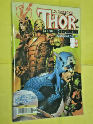  MYTHICAL THOR- N°75 b- divided avengers- YEAR 2005- MARVEL PANINI COMICS