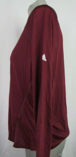 Cleveland Cavaliers NBA Adidas Women's Maroon V-Neck Long Sleeve Shirt - Picture 12 of 16