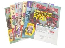 Aleene’s Creative Living Vntg 1996 Crafting Magazines Lot Of 7, March-Aug & Nov
