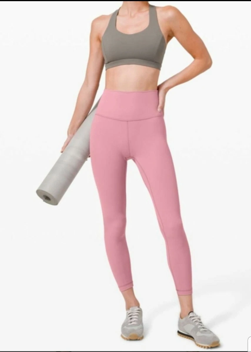 NEW LULULEMON ALIGN LEGGINGS 25 7/8 PINK TAUP