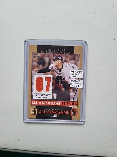 2007 Topps Update All-Star Stitches Lot (4) Young-Roberts-Jenks-Sanchez - Picture 4 of 6