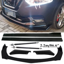 Front Bumper Lip Spoiler Splitter Car Body Rear For Nissan Kicks