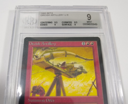 Orcish Artillery Magic The Gathering MTG Beta BGS 9 Uncommon vintage 93/94 - Picture 2 of 6