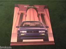 MINT1996 CHEVROLET CHEVY CORSICA 14 PAGE DEALER SALES BROCHURE ORIGINAL (BX 572)
