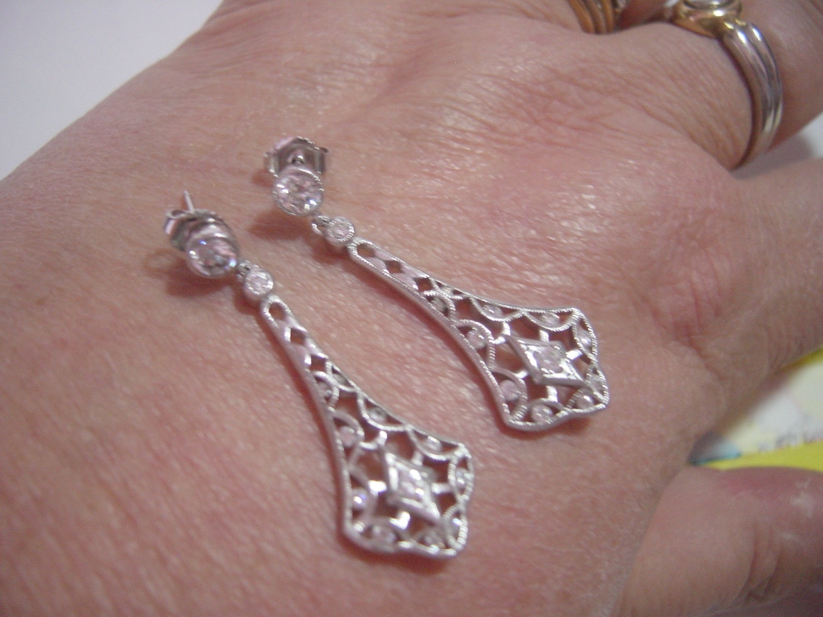 Solid Silver Earrings-WONDERFUL quality-high grad… - image 8