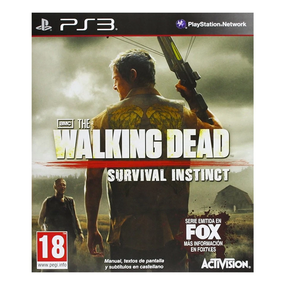 PLAY STATION 3 PS3 THE WALKING DEAD SURVIVAL INSTINCT MUY BUEN ESTADO PAL ESPAÑA