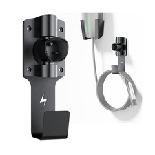 Tesla Charger Holder - 180  Rotation - J-Hook Design - Wall Mount Organizer