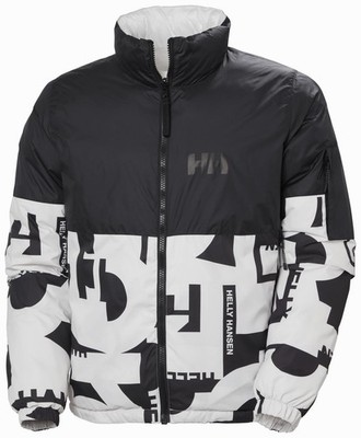HH Helly Hansen Active Reversible Jacket 53596 nimbus cloud Herren Retro Wendeja