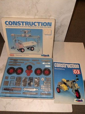 Vintage 1990s Eitech German Construction Model Erector Kit 03 Very Rare Set New