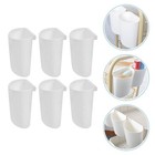  6 Pcs Hanging Storage Buckets Organizer Basket Large Baskets for
