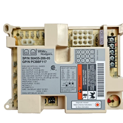 PCBBF117 50A55-288-0 JANITROL AMANA GOODMAN Furnace control board OEM