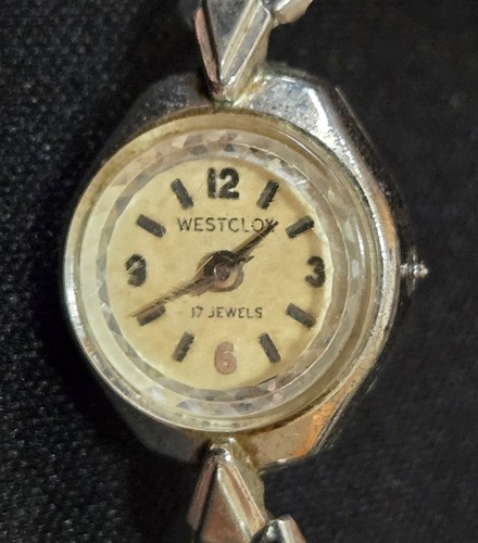 Montre-bracelet Vintage WESTCLOX - Mouvement à Quartz, Modèle Femme Casual, Occasion, Style Rétro