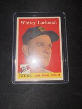 1958 Topps - Whitey Lockman #195