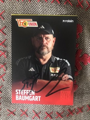 Steffen Baumgart Union Berlin  original signiert  2025/2026