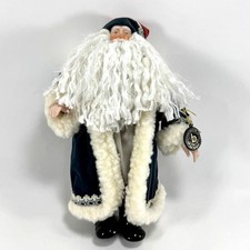 Vintage Brinn's Christmas Santa Claus Figure Porcelain Holiday Decor 11 1/2"