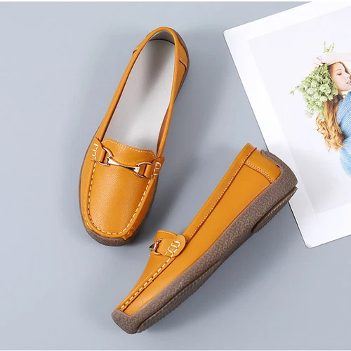 Womens Loafers Mocassin Office Work Flat Slip On Shoes Ladies Casual Shoes Size - Bild 25 von 59