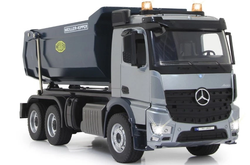 JAMARA, MERCEDES Arocs ribaltabile grigio Radiocomandato, 1/20,  JAM406301 - Immagine 2 di 4