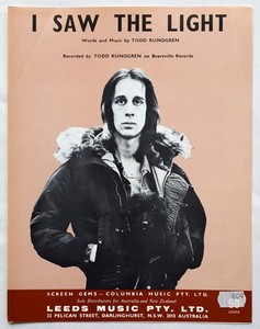 Todd Rundgren I Saw the Light | eBay