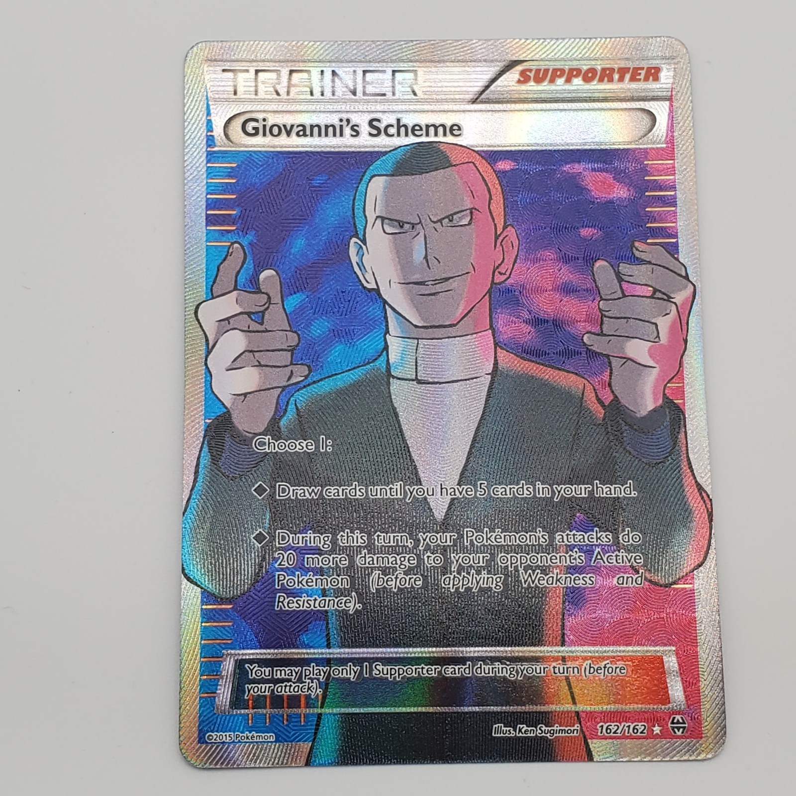 Giovanni's Scheme (Full Art) Ultra Rare XY - BREAKthrough 162/162 NM