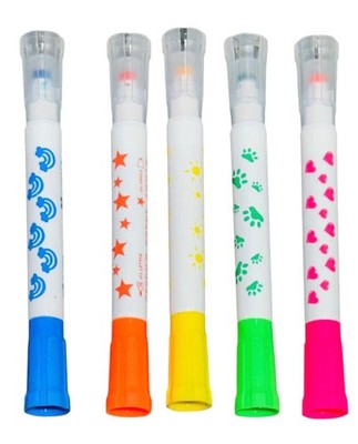 5 doppelseitige Stempel Marker Stifte Faserspitzen Stempel Färben Filzspitzen