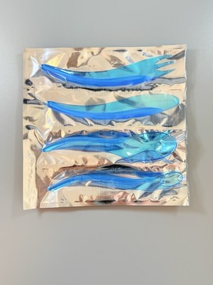 Alessi Zlin Cutlery/Flatware Plastic Set Blue