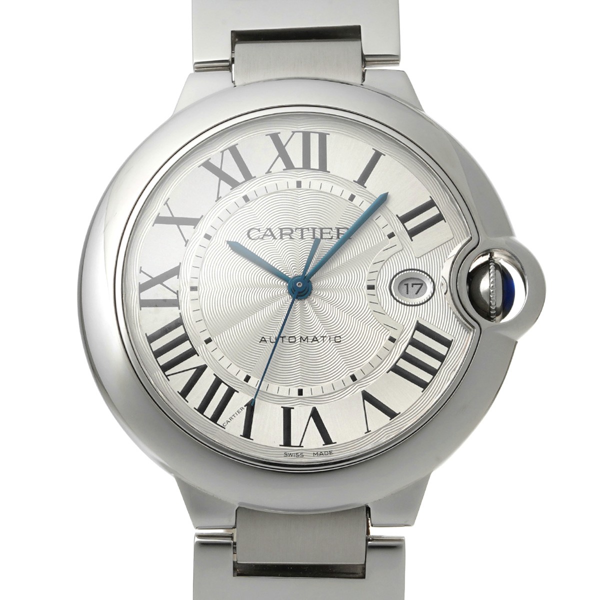 CARTIER Ballon Bleu W69012Z4 Silver WATCH 742271