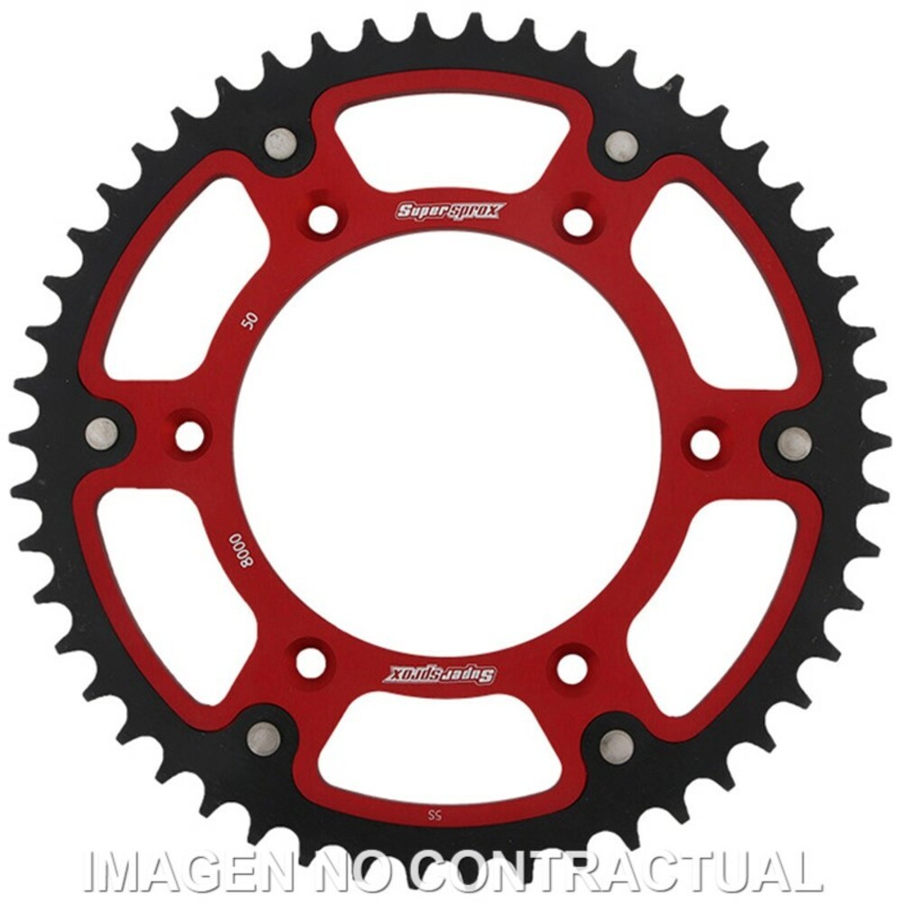 Free Shipping Supersprox Stealth Red 50 D Motorcycle Parts Accessories