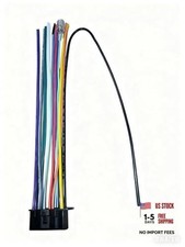 22-Pin Car Stereo Wiring Harness for JVC Kenwood, Plug  Play Radio Power