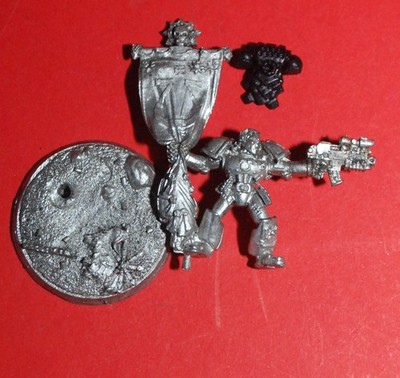 Warhammer 40k Space Marines - Limited Edition - Skulls - Marine Standard Bearer