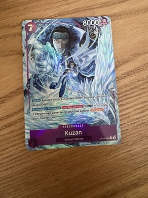 One Piece Karte The Time of Battle OP-16 - Kuzan OP16-063 Rare Alt Art Französisch
