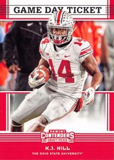 2020 Panini Contenders Draft Picks #26 K.J. Hill Game Day Ticket