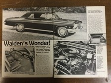 Misc 5779 Article Pictorial 1962 Chevrolet Impala Ss 409 Convertible Mar 1987 2p