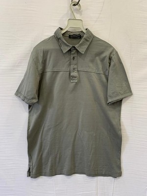 Trend Corneliani Polo Shirt Men s Size Medium Sage Green Italian Designer Top#74