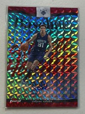 Tidjane Salaun 2025-26 Topps Finest /5 Red Geometric Refractor Baseline Auto