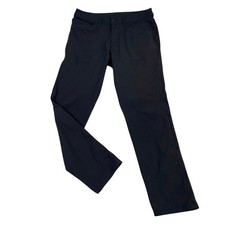 Lululemon ABC Classic Fit 5 Pocket Pant Mens 32x30 Black Warpstreme LM5ADES