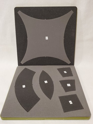 Accuquilt Go! Double Wedding Ring Fabric Cutting Die Set 55076 & 55077