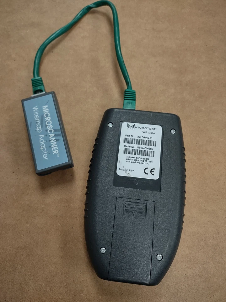 Fluke networks  Microtest Microscanner Pro Cable Tester + WIREMAP adapter - Image 2 of 4