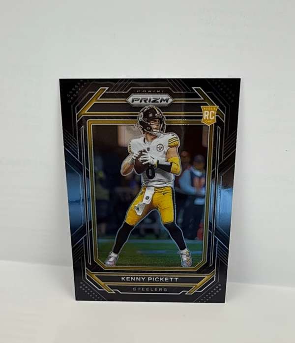 2022 Panini Chronicles #PB-6 Kenny Pickett Prizm Black Silver
