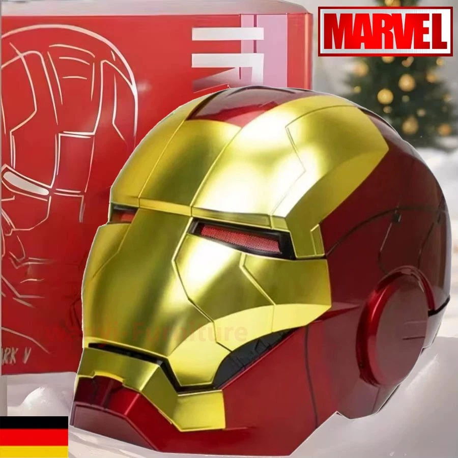 CP-AUTO Iron Man 1:1 Helm MK5 MK7 Autoking Vollautomatisch Voicecontrol/ Fernbedienung
