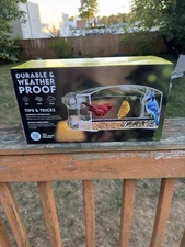 Windows Bird Feeder With Strong Suction Cups Outside Mounted Transparent