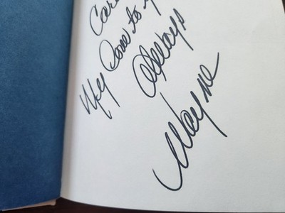Wayne Newton SIGNED Once Before I Go Memoir 1989 First Edition Hardcover COA