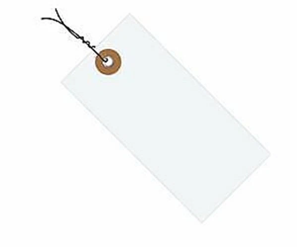 SHIPPINGSUPPLIESBYMAIL Pack of 1000, Pre wired Size #3 3 3/4" x 1 7/8" Tyvek? Shipping Tags